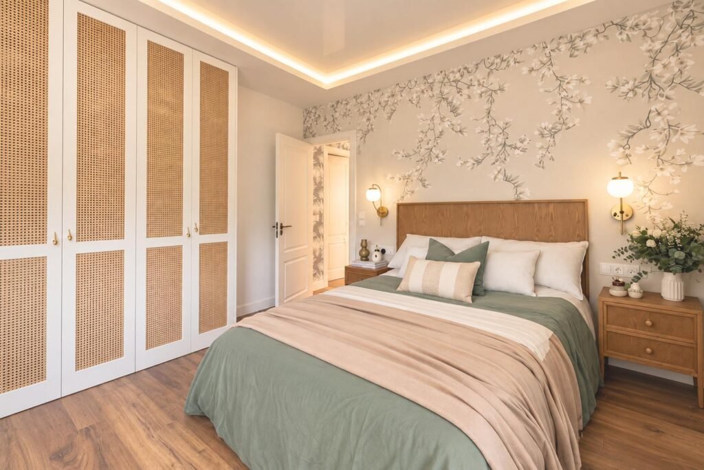 reforma dormitorio madrid armario medida iluminacion indirecta